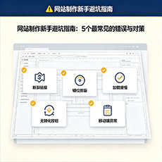 唐山建站-网站制作新手避坑指南:5个最常见的错误与对策
