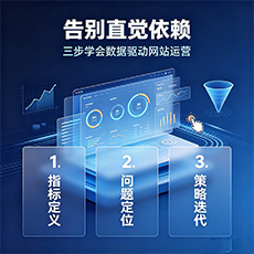 唐山建站-告别直觉依赖:三步学会数据驱动网站运营
