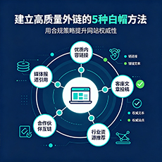 唐山建站-建立高质量外链的5种白帽方法